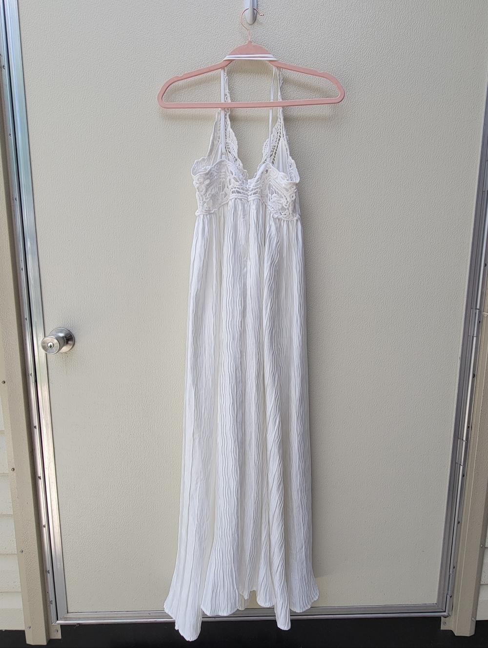 LULUS White Lace Halter Maxi Dress - Picture 2 of 10